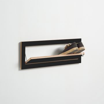 Fläpps Shelf 60x27-1 Shoe Rack - Black by Ambivalenz - view 3