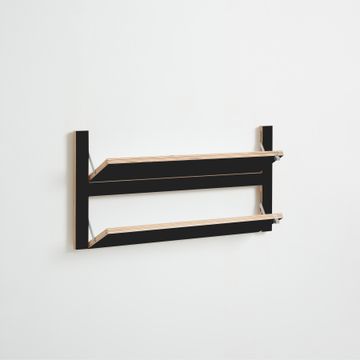 Shoe Rack 80x40-2 - Black by Ambivalenz
