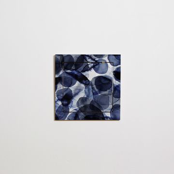 Fläpps Shelf 40x40-1 - Bubbles Indigo - Pattern Studio by Ambivalenz