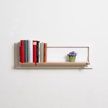 Fläpps Shelf 80x27-1 - White by Ambivalenz - view 3
