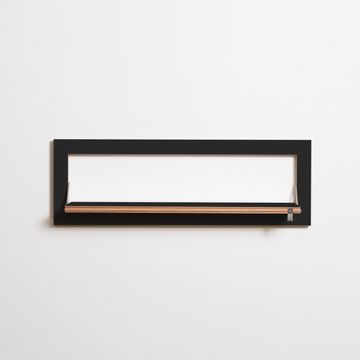 Fläpps Shelf 80x27-1 - Black by Ambivalenz