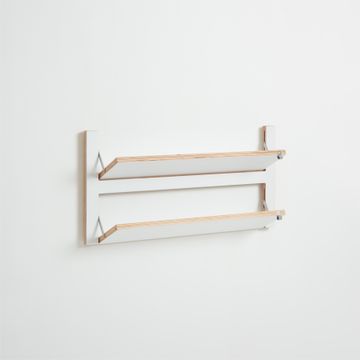 Fläpps Shoe Rack 80x40-2 - White by Ambivalenz - view 6