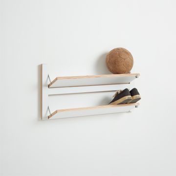 Fläpps Shoe Rack 80x40-2 - White by Ambivalenz