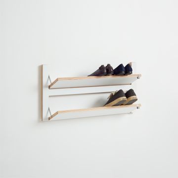 Fläpps Shoe Rack 80x40-2 - White by Ambivalenz - view 5