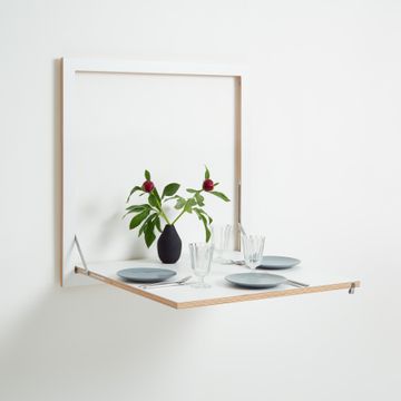 Fläpps Kittchen Table 80x80-1 - White by Ambivalenz