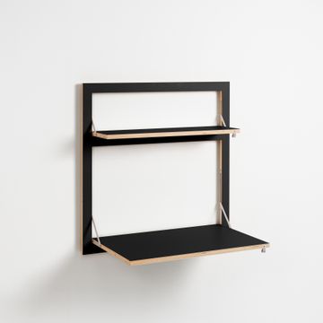 Fläpps Secretary 80x80-2 - Black by Ambivalenz