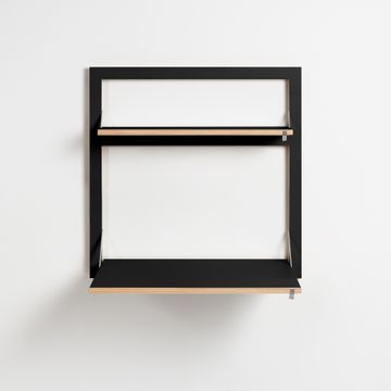 Fläpps Secretary 80x80-2 - Black by Ambivalenz - view 3