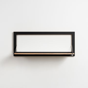 Fläpps Shelf 100x40-1 - Black by Ambivalenz - view 3