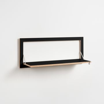 Fläpps Shelf 100x40-1 - Black by Ambivalenz