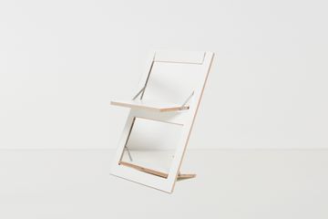 Fläpps Folding Chair - White by Ambivalenz
