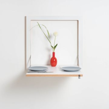 Fläpps Kitchen Table 60x60-1 - White by Ambivalenz - view 3