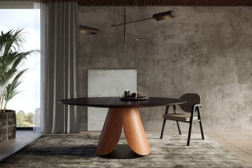 KAPPA table / black finish T167 by Anesis - view 2