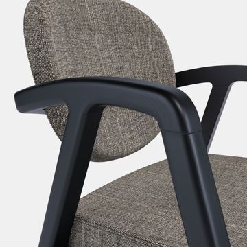 KAPPA chair / black finish A95 by Anesis - view 8