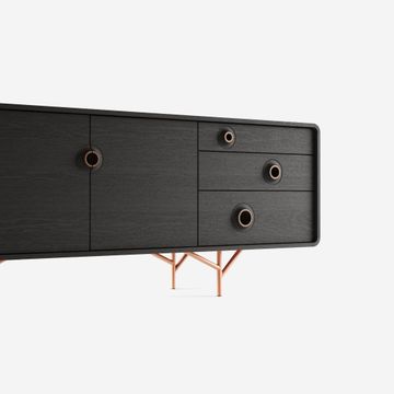 TARA sideboard / black finish M518 by Anesis - view 9