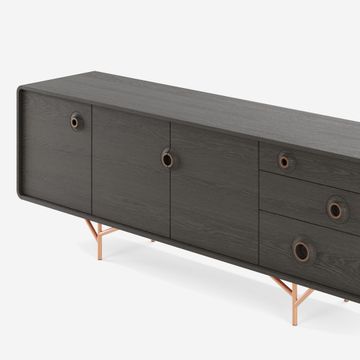 TARA sideboard / black finish M518 by Anesis - view 8