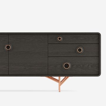 TARA sideboard / black finish M518 by Anesis - view 4