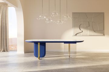 RIDEAU table / Aegean blue Τ166 by Anesis - view 2