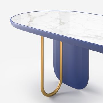 RIDEAU table / Aegean blue Τ166 by Anesis - view 4