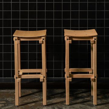 FAIR AND SQUARE BAR STOOL LOW by Askia - view 2
