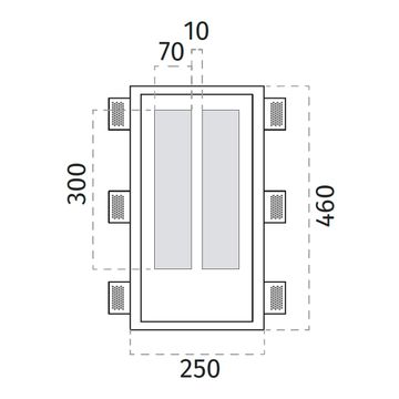 Volta Double 2415B - Incasso A Parete by 9010 novantadieci - view 4
