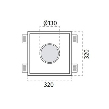 Bolla Small 8935A - Incasso A Plafone by 9010 novantadieci - view 4