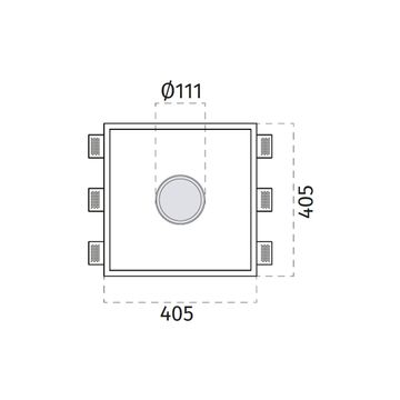 Laria Extra 8935D - Incasso A Plafone by 9010 novantadieci - view 2