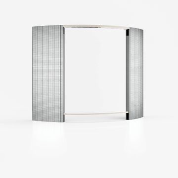 Arkimede - Curved sliding pocket door system by Ermetika - view 6