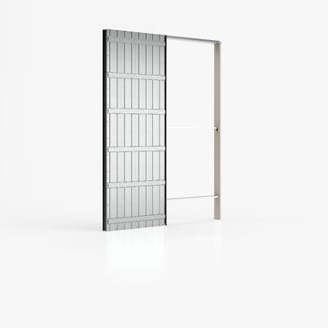 Logika - Classic sliding pocket door with jambs and architraves by Ermetika - view 5