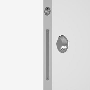 Round handleset without lock by Ermetika - view 2