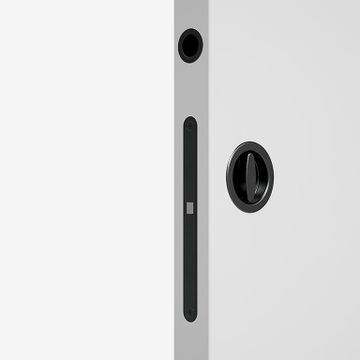 Round handleset with lock by Ermetika - view 3