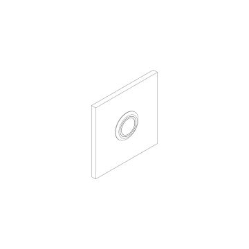 Soffione a incasso a controsoffitto 520×520 mm by AQUAELITE - view 2