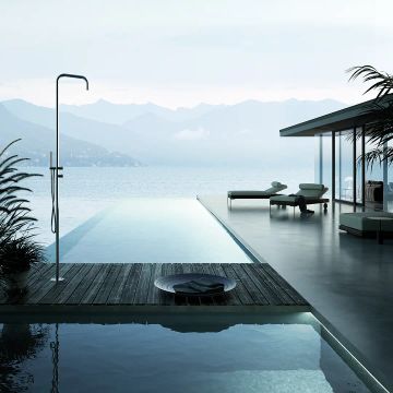 Colonna doccia freestanding ø 35 mm by AQUAELITE - view 3