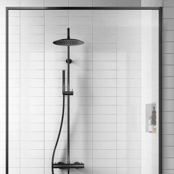 Colonna doccia con miscelatore termostatico by AQUAELITE - view 2
