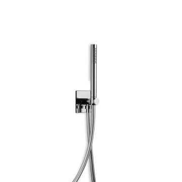 Set doccia con presa acqua e supporto per doccetta tonda in ottone by AQUAELITE - view 2