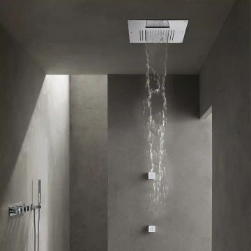 Soffione a incasso a controsoffitto 550×400 mm by AQUAELITE - view 3