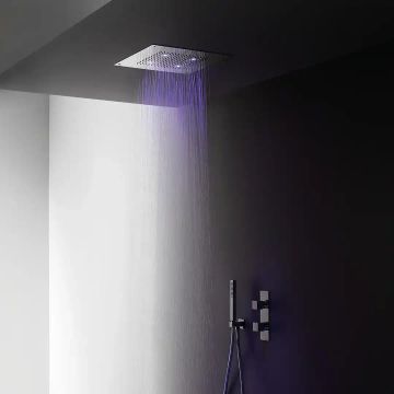 Soffione a incasso a controsoffitto 400×400 mm by AQUAELITE - view 3