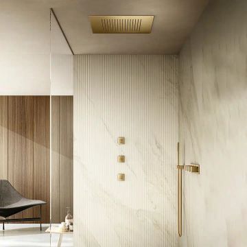 Soffione a incasso a controsoffitto 500×500 mm by AQUAELITE - view 3