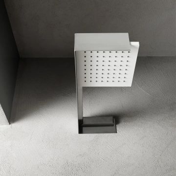 Soffione a parete 500×200 mm con soffione ABS 200×200 mm by AQUAELITE - view 3