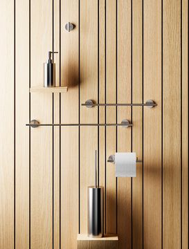 Kino porta scopino da appoggio inox 316L by AQUAELITE - view 2