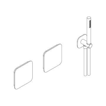Soffione a controsoffitto 700×400 mm by AQUAELITE - view 2