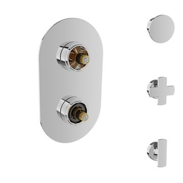 Valve de douche thermostatique pression équilibrée avec dérivateur 3 voies (sans manette) by BARIL - view 2