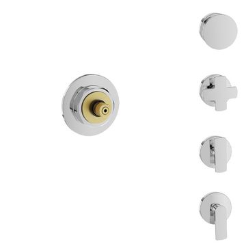 Finition seule pour dérivateur 2 ou 3 voies avec arrêt ou pour valve d’arrêt 3/4″ (manette au choix) by BARIL - view 2