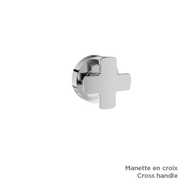 Finition seule pour dérivateur 2 ou 3 voies avec arrêt ou pour valve d’arrêt 3/4″ (manette au choix) by BARIL - view 4