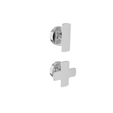 Ensemble de manettes pour valve de douche thermostatique à pression équilibrée avec dérivateur by BARIL - view 2