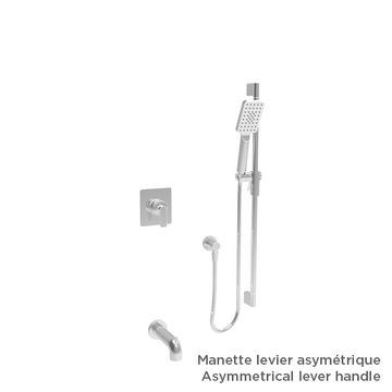 Finition seule pour ensemble de douche pression équilibrée (sans manette) by BARIL - view 7