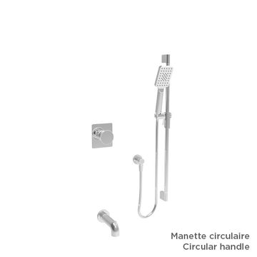 Finition seule pour ensemble de douche pression équilibrée (sans manette) by BARIL - view 4