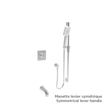 Finition seule pour ensemble de douche pression équilibrée (sans manette) by BARIL - view 6
