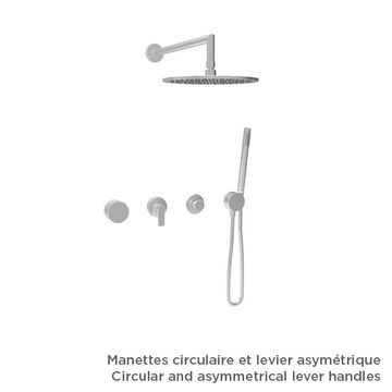 Finition seule pour ensemble de douche thermostatique (manettes au choix) by BARIL - view 9