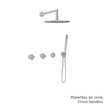 Finition seule pour ensemble de douche thermostatique (manettes au choix) by BARIL - view 5