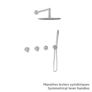 Finition seule pour ensemble de douche thermostatique (manettes au choix) by BARIL - view 8
